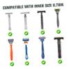Happyyami Men's Safety Razor Holder Stand Shaving Razor Storage Rack Smooth Edges view 3