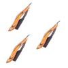 VICASKY 3pcs Men's Razor Portable Folding Shaving Beard Razor Wooden Handle Travel view 1