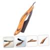 VICASKY 3pcs Men's Razor Portable Folding Shaving Beard Razor Wooden Handle Travel view 3