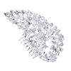 Beaupretty Luxury Bridal Hair Comb Rhinestone Beads Alloy Headpiece for Weddings Elegant Silver Hair Accessories for Brides and Special Occasions view 1