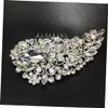 Beaupretty Luxury Bridal Hair Comb Rhinestone Beads Alloy Headpiece for Weddings Elegant Silver Hair Accessories for Brides and Special Occasions view 3