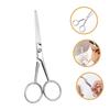 Healeved Stainless Steel Beard Trimming Scissors for Men Non-Slip Grooming Scissors Teeth Precision Facial Hair Trimmer for Personal Care view 2