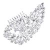 Ipetboom Luxury Rhinestone Bridal Hair Comb Elegant Silver Alloy Headpiece for Weddings Special Occasions and Dances Beautiful Hair Accessory view 1