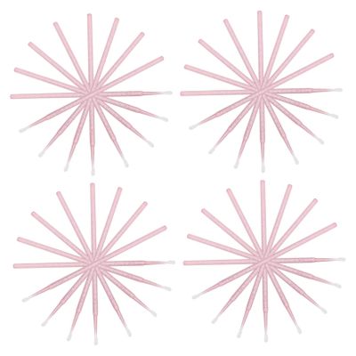 Ipetboom 100pcs Eyelash Swabs Mini Cotton Applicators for Makeup Soft and Gentle Brushes Box for Precise Eyelash Extensions and Detailed Application
