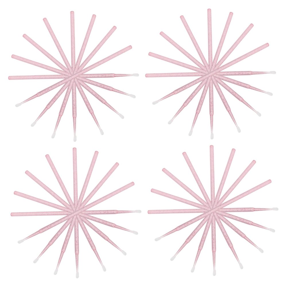 Ipetboom 100pcs Eyelash Swabs Mini Cotton Applicators for Makeup Soft and Gentle Brushes Box for Precise Eyelash Extensions and Detailed Application