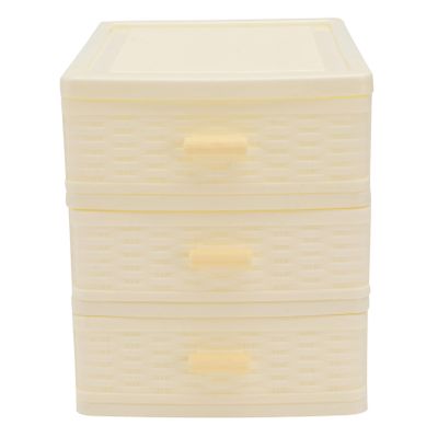 TOPPERFUN 1pc Jewelry Box Organizer Desktop Storage Box Sturdy Makeup Case Scratch Resistance Compact Lightweight