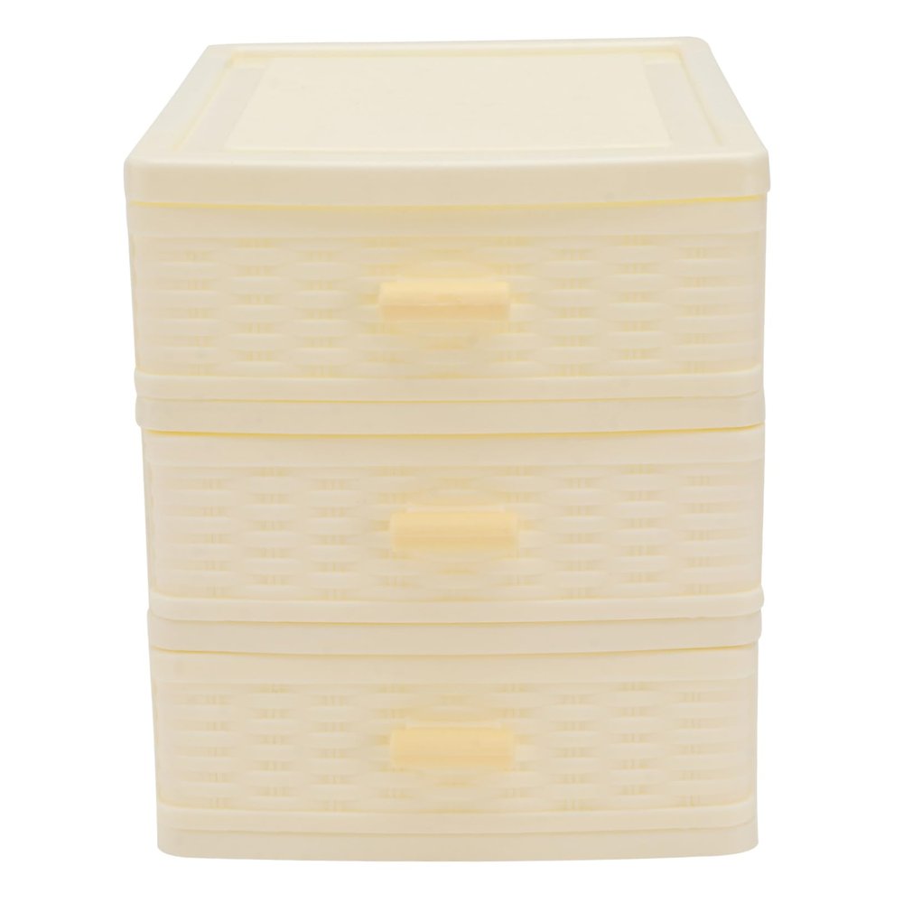 TOPPERFUN 1pc Jewelry Box Organizer Desktop Storage Box Sturdy Makeup Case Scratch Resistance Compact Lightweight