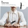 Didiseaon Folding Comb Keychain Mirror Fine Tooth Men's Beard Comb Small Travel Beard Brush Sturdy Design view 4