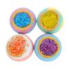 PartyKindom 4pcs Natural Bath Moisturizing Spa Bubble Bathing Accessories Plant Oil Sea Salt Infused Relaxing Bath for Skin Care Each view 1