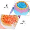 PartyKindom 4pcs Natural Bath Moisturizing Spa Bubble Bathing Accessories Plant Oil Sea Salt Infused Relaxing Bath for Skin Care Each view 3