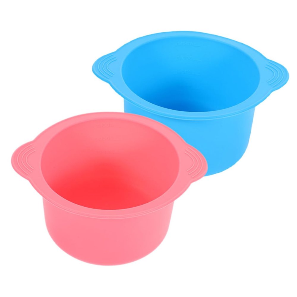 WOONEKY Wax Warmer Bowl for Hair Removal 400ml Silicone Waxing Bowl Replacement Parts