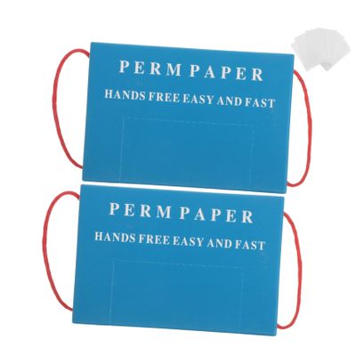 Baluue 600sheets Ultra Thin Hair Perm Papers for Cold and Hot Styling of Sturdy Non-deforming Perm Supplies for Salon and Home Use for Curling and Hair Wrapping
