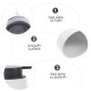 Ipetboom Press Pump Bottle Lotion Dispenser Travel Perfume Bottle Shampoo Dispenser Home Decor view 4