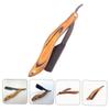 VICASKY 2pcs Wooden Handle Manual for Men Stainless Steel Travel Shaving Tool for Smooth Precision Grooming Portable Design for Home and Outdoor Use view 3