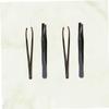 Beaupretty 12pcs Stainless Steel Eyebrow Tweezers Precision Eyebrow Trimmer Shaping for Easy Hair Removal Convenient Portable Cosmetic Accessories Plated Finish view 4