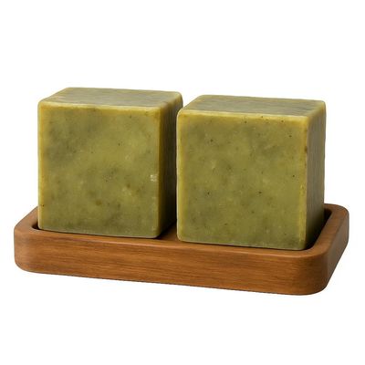 Aleppo Soap 2 Pack (6 oz Each) 20% Laurel & 80% Olive Oil, Gift-Ready Natural Soap in Premium Box, Handmade Vegan Organic Skincare