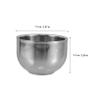 KOMBIUDA Stainless Steel Shaving Bowl Men Shave Soap Bowl Travel Shaving Soap Holder Facial Foam Maker view 2
