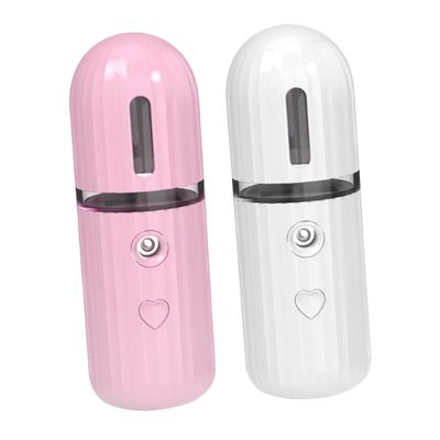 Ipetboom Handy Moisturizing Mist Sprayer 2-Pack USB Rechargeable Facial Humidifier for Hydration Portable Mist Sprayer for Travel and Daily Use