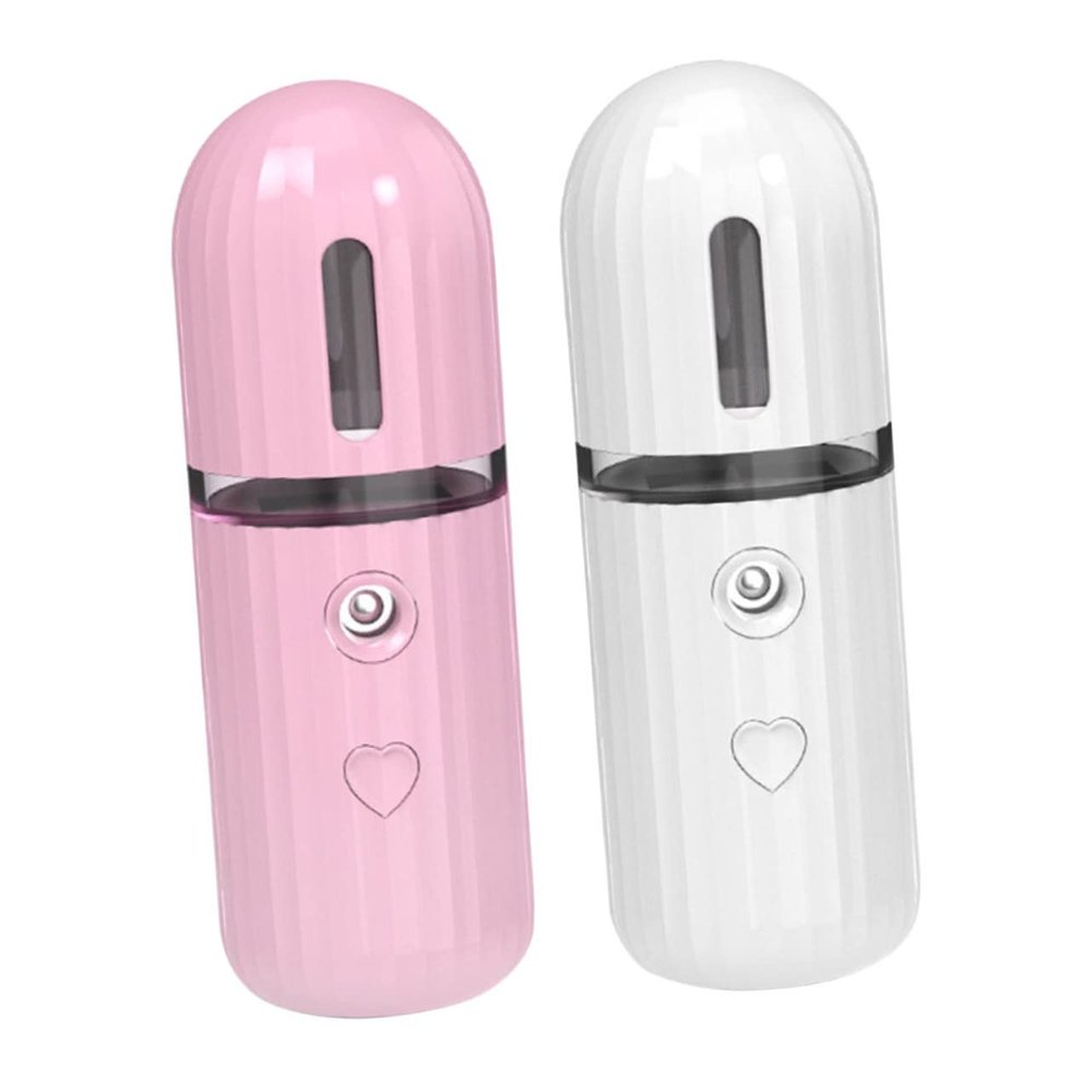 Ipetboom Handy Moisturizing Mist Sprayer 2-Pack USB Rechargeable Facial Humidifier for Hydration Portable Mist Sprayer for Travel and Daily Use