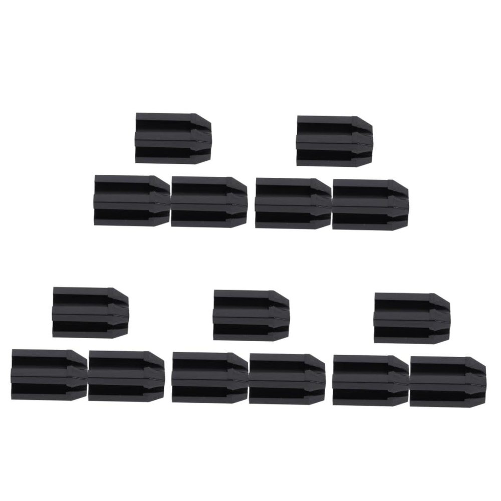 VICASKY 15pcs Makeup Pencil Sharpeners Black Eyebrow and Lip Liner Sharpening Tools for Precision Lightweight and Portable Design for Cosmetic Pencils