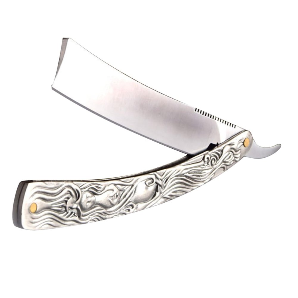 Beaupretty Old Type Razor Beard Shaving Practical Shaver Safe for Face Body Hair Random Style