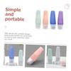 VICASKY 4pcs Travel Bottles Leakproof Silicone Cosmetic Containers for Lotion Toiletries Each Soft Light for Travel Business Trips view 3