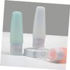 VICASKY 4pcs Travel Bottles Leakproof Silicone Cosmetic Containers for Lotion Toiletries Each Soft Light for Travel Business Trips view 4
