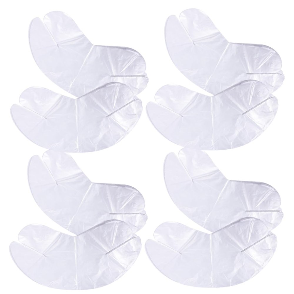 OSOLADY 200pcs Disposable Pe Neck Mask Patches Moisturizing Skin Care for All Skin Types Easy to Use Plastic Neck Masks for Salon and Home Use