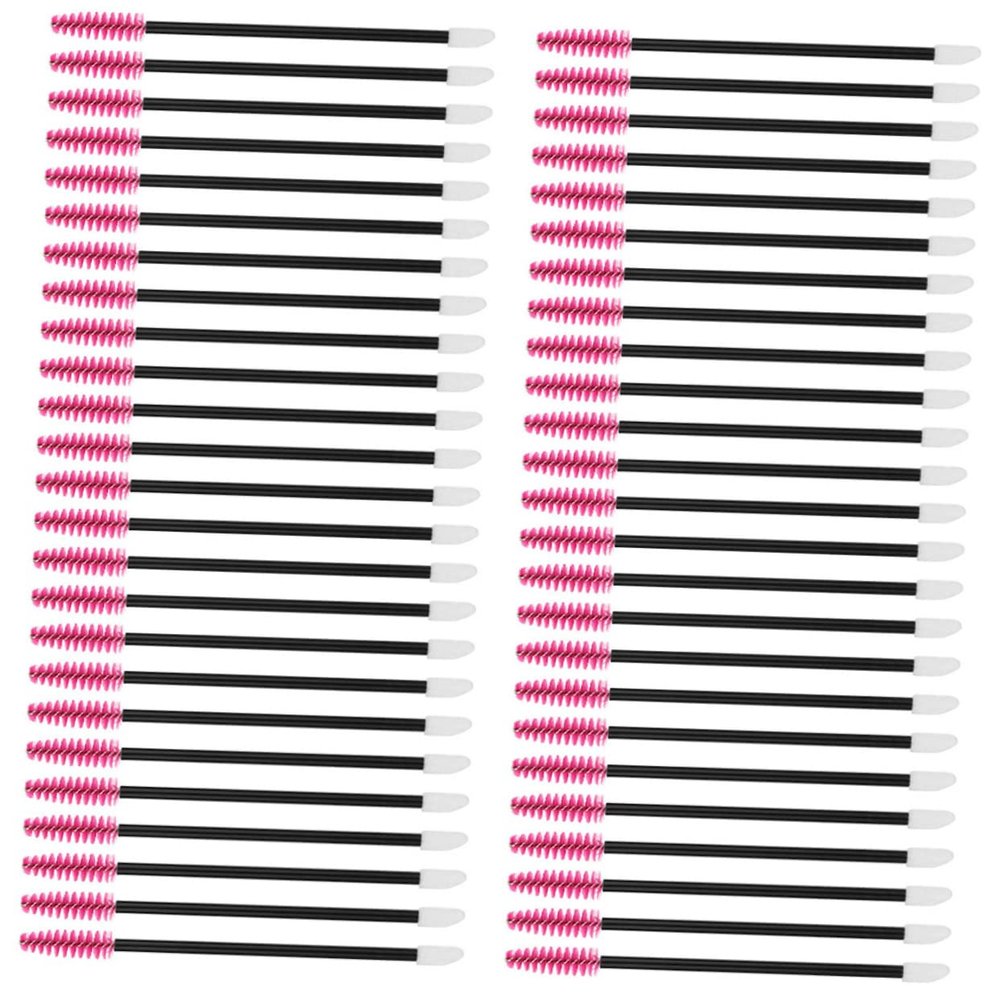 OATIPHO 50pcs Eyelash Extension Supplies Disposable Eyebrow Brush Lash Brush for Women Easy to Lashes