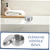 NIYANGLE Stainless Steel Shaving Bowl with Lid Shaving Soap Dish for Men Ergonomic Design for Comfortable Use Easy to Clean Bathroom Decor view 3