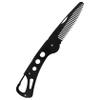Baluue Stainless Steel Portable Folding Beard Comb Durable Grooming Tool for Men Smooth Finish for Effortless Styling of Hair Beard and Mustache Compact Design for Travel view 1