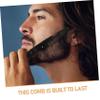 Baluue Stainless Steel Portable Folding Beard Comb Durable Grooming Tool for Men Smooth Finish for Effortless Styling of Hair Beard and Mustache Compact Design for Travel view 3