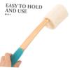 NULYLU Home Use Skin Scrubber Bath Brush Wood and Loofah Material Slip Design view 3