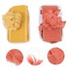 Beaupretty 2sets Exfoliating Bath Towel Shower Gloves Towels for Body Cleaning Skin-Friendly Lightweight for Deep Back Scrubbing Ginger Brick view 3