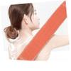 Beaupretty 2sets Exfoliating Bath Towel Shower Gloves Towels for Body Cleaning Skin-Friendly Lightweight for Deep Back Scrubbing Ginger Brick view 4