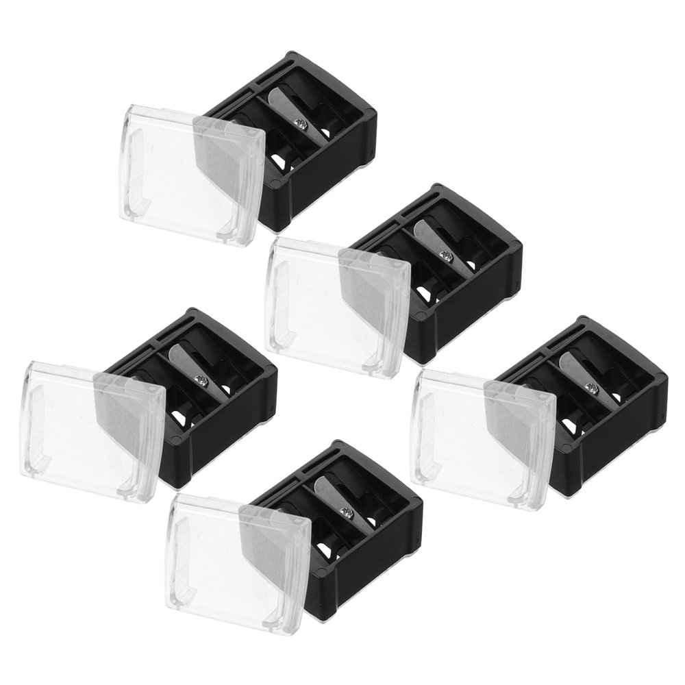 Didiseaon 5pcs Dual Makeup Pencil Sharpener for Eyebrow Lip and Eyeliner Portable Cosmetic Tool for Precision Sharpening The Go