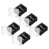 Didiseaon 5pcs Dual Makeup Pencil Sharpener for Eyebrow Lip and Eyeliner Portable Cosmetic Tool for Precision Sharpening The Go view 1
