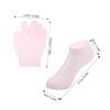 CALLARON 2pairs Moisturizing Gel Spa Socks and Gloves Hand and Foot Care Reusable Antislip Design for Overnight Hydration and Repair Color for Home and Travel view 2