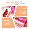 Healeved 12pcs Velour Lipstick Organizers Lipstick Box Makeup Pouch Makeup Bag Organizer view 3