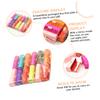Healeved 12pcs Velour Lipstick Organizers Lipstick Box Makeup Pouch Makeup Bag Organizer view 4