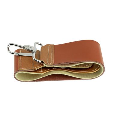 PartyKindom Vintage Razor Sharpening Cloth Double Sided Leather Strop Razor Strap for Barber Strop