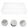 ARTIBETTER 1set Cosmetic Drawer Organizer Boxes Frosted White Storage Containers for Makeup Sundries Set Stackable for Bathroom Office Kitchen view 2