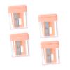 VICASKY 4pcs Eyeliner Pencil Sharpener Handheld Makeup Pen Sharpener Lid Compact and Portable Makeup Supplies view 1
