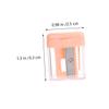 VICASKY 4pcs Eyeliner Pencil Sharpener Handheld Makeup Pen Sharpener Lid Compact and Portable Makeup Supplies view 2