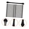 SOESFOUFU 25pcs Dual-sided Eyeshadow Applicators Soft Sponge Tips for Effortless Eye Makeup Application for Personal Use Professional Beauty Salons view 3