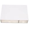 Angoily Drawer Style Desktop Organizer Table Makeup Stationery Storage Box White view 1
