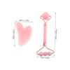 DEARMAMY 1set Facial Tightening Scraping Board Roller Stick Gua Massage Tool for Face Body and Muscle Relaxation Skin Care Kit view 2
