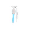 Gogogmee 2pcs Double-Sided Foot Scrubber with Pumice Stone and Brush Exfoliating Foot Care Tool for Dead Skin Removal Home Pedicure Suitable for Skin Types view 2