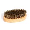 CALLARON Men's Beard Mustache Brush Boar Bristle Shaving Tool Facial Hair Styling Brush Natural Beech Handle view 3