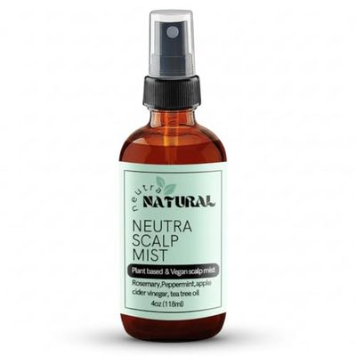 Neutra natural Scalp Clarifying Tonic with Tea Tree & Peppermint  Cooling Scalp Detox for Oily Scalp, Flake Control & Buildup  Water-Based, No Sulfates, No Parabens